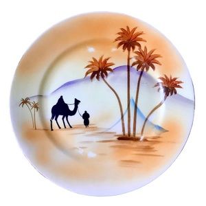 (6) Rare Vintage Lusterware Plates